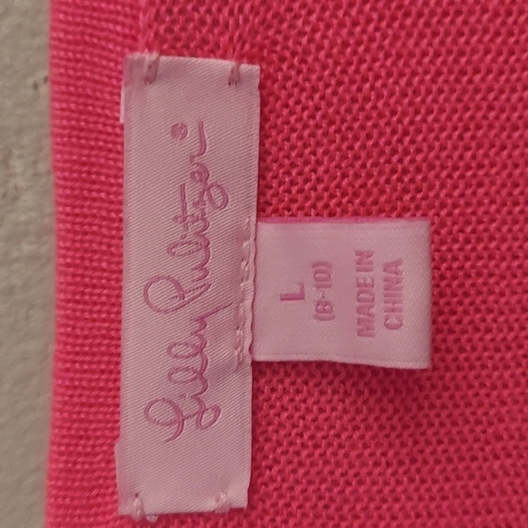 LILLY PULITZER Mini Ramona Fringe Long Sleeve Sweater in Barbie Pink - Picture 3 of 12